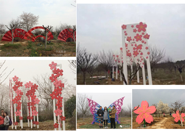 江蘇櫻花園美麗鄉村雕塑——櫻花文化